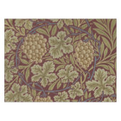 William Morris Vine Grape Red Art Tafelkleed (Voorkant (Horizontaal))