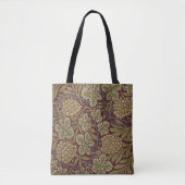 William Morris Vine Grape Red Art Tote Bag (Voorkant)