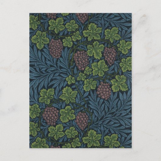 William Morris Vine Wallpaper Design Briefkaart (Voorkant)