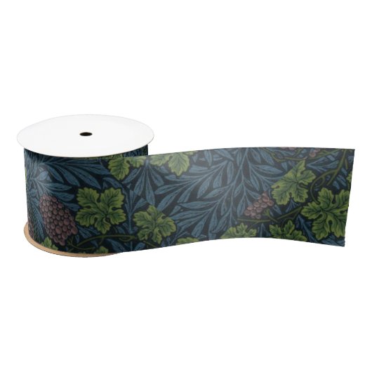 William Morris Vine Wallpaper Design Satijnen Lint (Spoel)