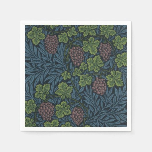 William Morris Vine Wallpaper Design Servetten (Voorkant)