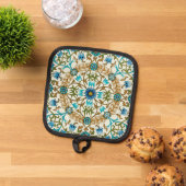 William Morris Vine Wreath Pattern Pannenlap (Top down)