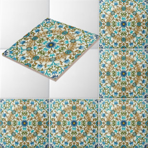 William Morris  Vine Wreath Pattern Tegeltje