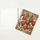 William Morris vintage aardbei bloempatroon Planner (Display)
