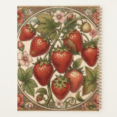 William Morris vintage aardbei bloempatroon Planner (Achterkant)
