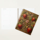 William Morris vintage aardbei bloempatroon Planner (Display)