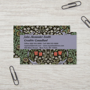 William Morris - Vintage Blackthorn Patroon Visitekaartje
