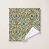 William Morris Vintage Blauwe Wijnstok Naadloos Pa Bad Handdoek (Wasdoekje)