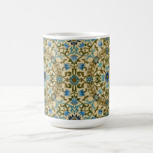 William Morris Vintage Blauwe Wijnstok Naadloos Pa Koffiemok