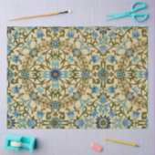 William Morris Vintage Blauwe Wijnstok Naadloos Pa Tissuepapier (Craft)