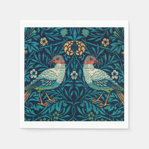 William Morris - Vintage Bloemrijke Vogels Servet