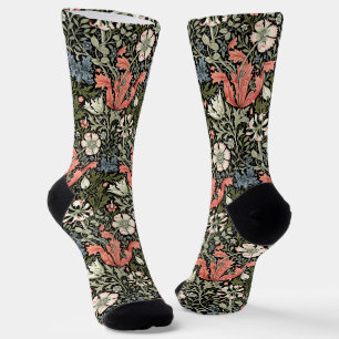 William Morris Vintage Compton Bloemmotief Sokken