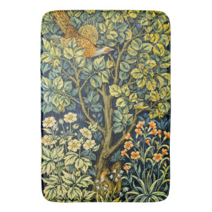 William Morris Vintage Fazant Eekhoorn Bloem Badmat