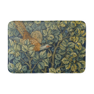 William Morris Vintage Fazant Eekhoorn Bloem Badmat
