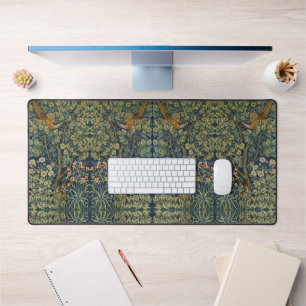 William Morris Vintage Fazant Eekhoorn Bloem Bureaumat