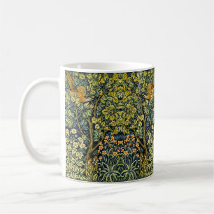 William Morris Vintage Fazant Eekhoorn Bloem Koffiemok