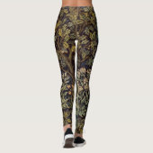William Morris Vintage Fazant Eekhoorn Bloem Leggings (Achterkant)