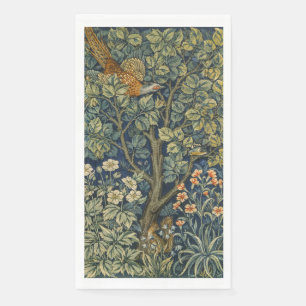 William Morris Vintage Fazant Eekhoorn Bloem Servet