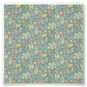 William Morris Vintage Floral Double Boughs Foto Afdruk