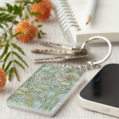 William Morris Vintage Floral Spring Thicket Sleutelhanger (Voorkant Rechts)