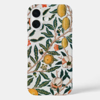 William Morris Vintage Fruit Granaatappel Wit