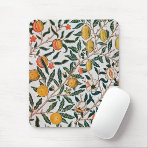 William Morris Vintage Fruit Granaatappel Wit Muismat