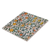 William Morris Vintage Fruit Granaatappel Wit Tegeltje (Zijkant)
