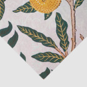 William Morris Vintage Fruit Granaatappel Wit Tissuepapier (Detail)