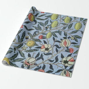 William Morris Vintage Granaatappel Fruit Patroon Cadeaupapier