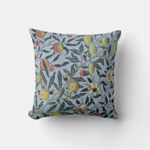 William Morris Vintage Granaatappel Fruit Patroon Kussen