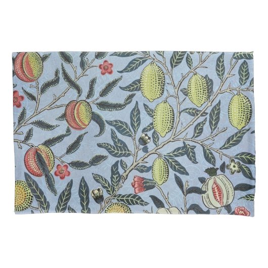 William Morris Vintage Granaatappel Fruit Patroon Kussensloop (Voorkant)