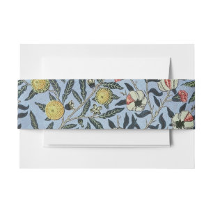 William Morris Vintage Granaatappel Fruit Patroon Uitnodigingen Wikkel