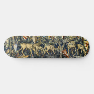 William Morris Vintage Herten & Schild Tapijt Kuns Persoonlijk Skateboard
