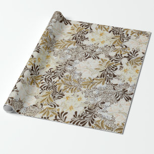William Morris Vintage Hyacint Art Nouveau Bloemmo Cadeaupapier