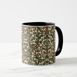 William Morris vintage kamperfoelie bloempatroon Mok