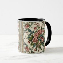 William Morris vintage kamperfoelie bloempatroon Mok
