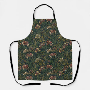 William Morris vintage kamperfoelie bloempatroon Schort