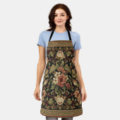 William Morris vintage kamperfoelie bloempatroon Schort (Gedragen)