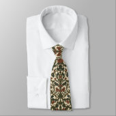 William Morris vintage kamperfoelie bloempatroon Stropdas (Gebonden)