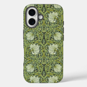 William Morris Vintage Pimpernel Bloemmotief iPhone 16 Hoesje