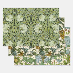 William Morris Vintage Pimpernel Bloemmotief Inpakpapier Vel