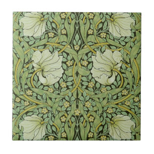William Morris Vintage Pimpernel Bloemmotief Tegeltje