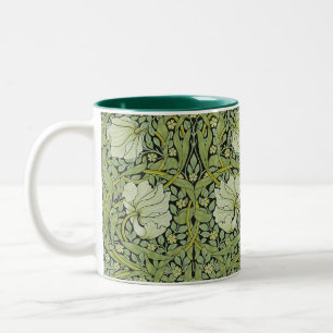 William Morris Vintage Pimpernel Bloemmotief Tweekleurige Koffiemok