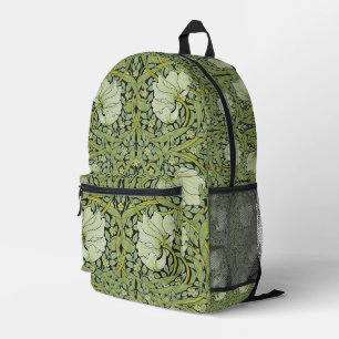 William Morris Vintage Pimpernel Bloempatroon Bedrukte Rugzak