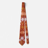 William Morris Vintage Roos & Lelie Bloemmotief Stropdas (Voorkant)