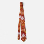 William Morris Vintage Roos & Lelie Bloemmotief Stropdas (Achterkant)