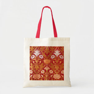 William Morris Vintage Roos & Lelie Bloemmotief Tote Bag