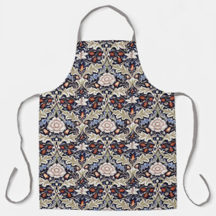 William Morris Vintage Severn Blauwe Bloemen Bloem Schort