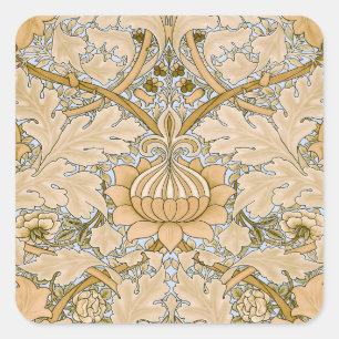 William Morris Vintage St James Acanthus Behang Vierkante Sticker