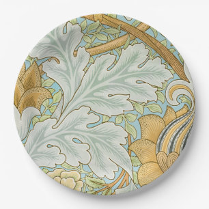 William Morris Vintage St James Acanthus Ontwerp Papieren Bordje
